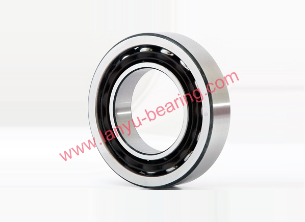 Nylon cage single row angular contact ball bearing B (40°)