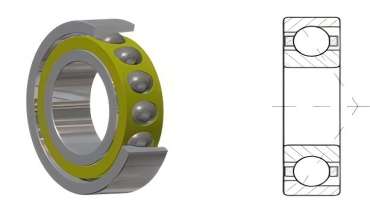 L&Y angular contact ball bearing product features and classification
